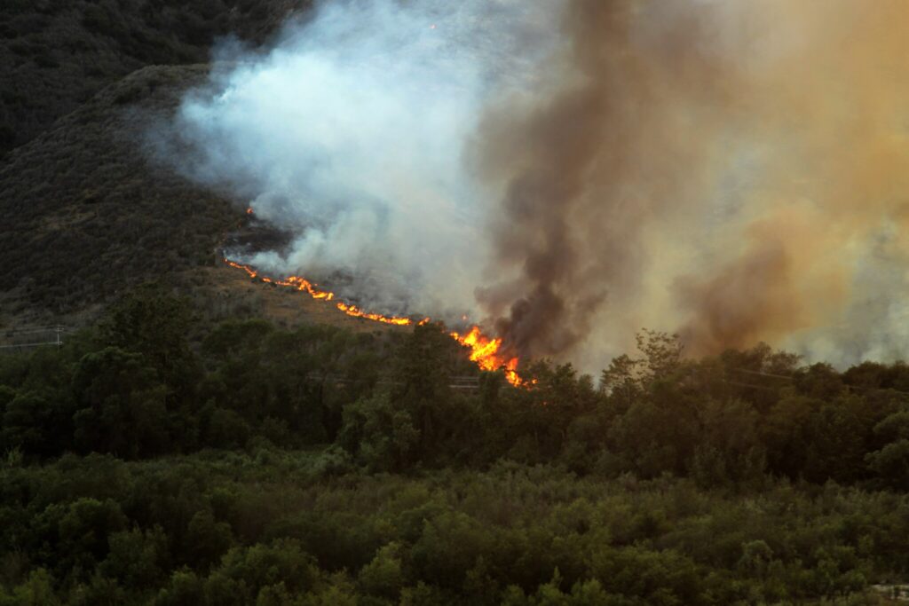 The Tomahawk Fire destroys homes and personal property on Marine Corps Base Camp Pendleton, Calif. on May 16, 2014.