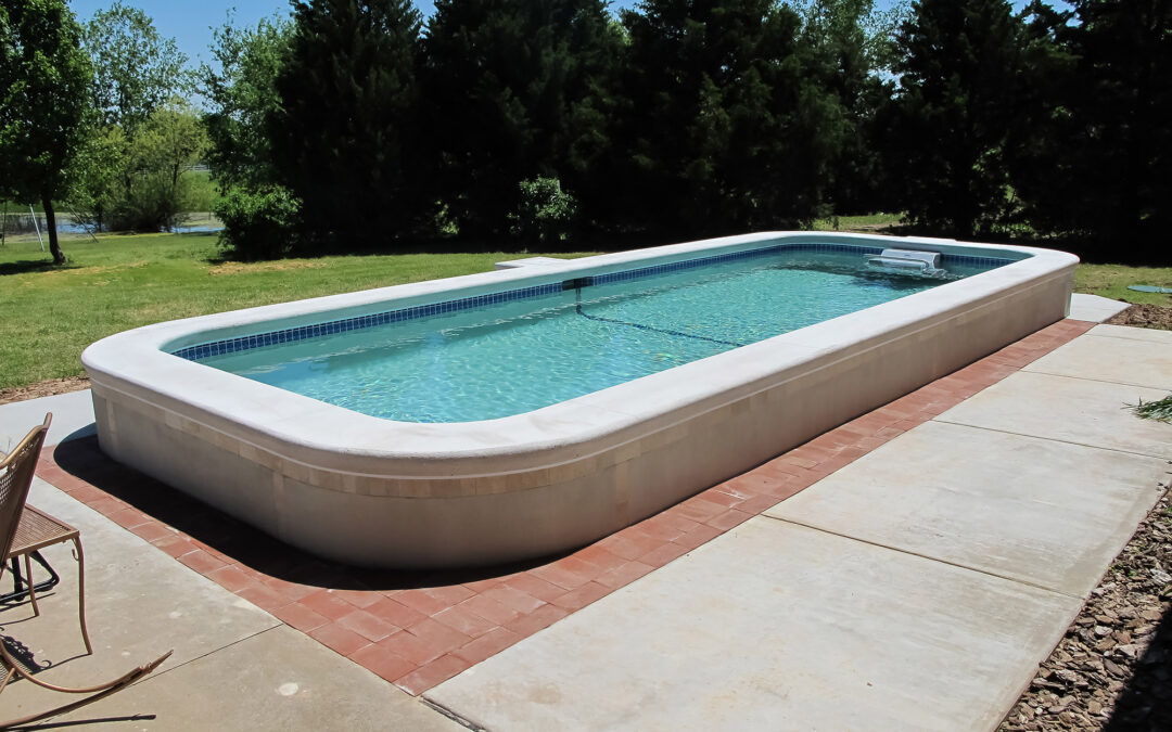 Completed Pool using the ICF Build Block System and Helix Micro Rebar